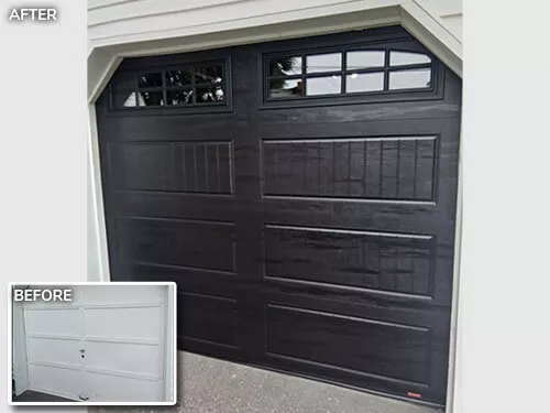 8' x 7' Standard+ North Hatley LP, Black, Stockton arch inserts