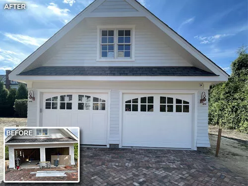 9' x 7', Euro-Dor EU-511 Madrid, Natural White custom color with EAx422 windows