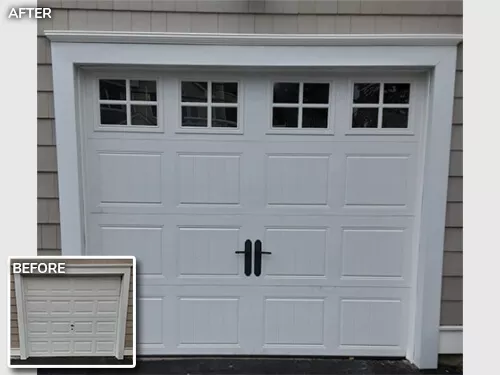 Clopay, 8' x 7' GD1SU, Standard White with windows