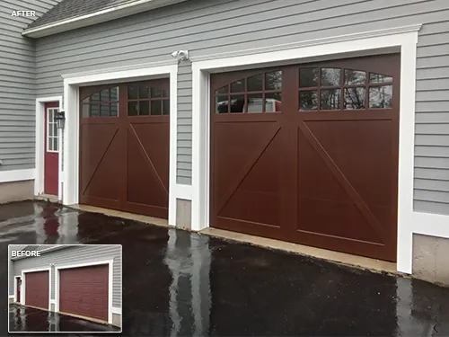 9' x 8', Fimbel, American Legends, Custom Stained to match Therma Tru front door