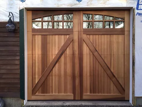 9x8 Standard+ with custom cedar wood overlay