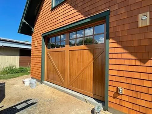 Everite Doors Cape Series Cape Hatteras Custom Arlington, 4 sections 2 panels, 12x9'