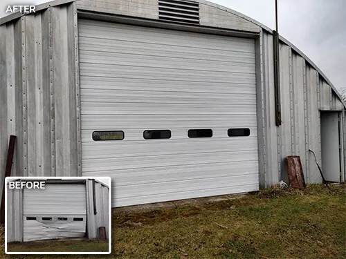 14' 2'' x 13' 1'' MDL 2411 Emboss, White Noninsulated