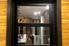 The California garage door: A look from the outside, in the 3-season sunroom